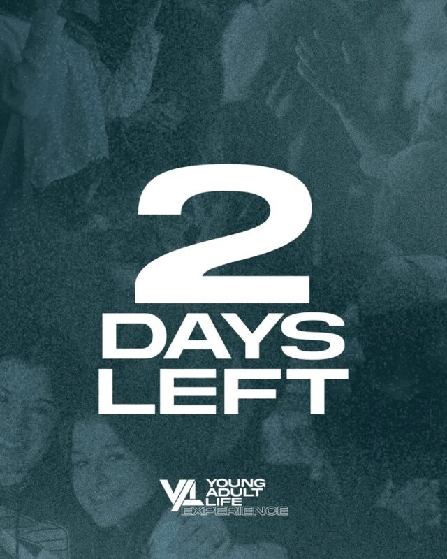 Just 2 days away from the Young Adult LIFE Experience! 🙌
We’re counting down to a powerful weekend with young adults and leaders from across the NAD. If you weren’t able to register, don’t worry, you can still join us online for the general sessions.
📺 Streaming on Facebook and YouTube
👉 @nadyouthyoungadults
#OneTeam #YALX #nadadventist #NADyouth