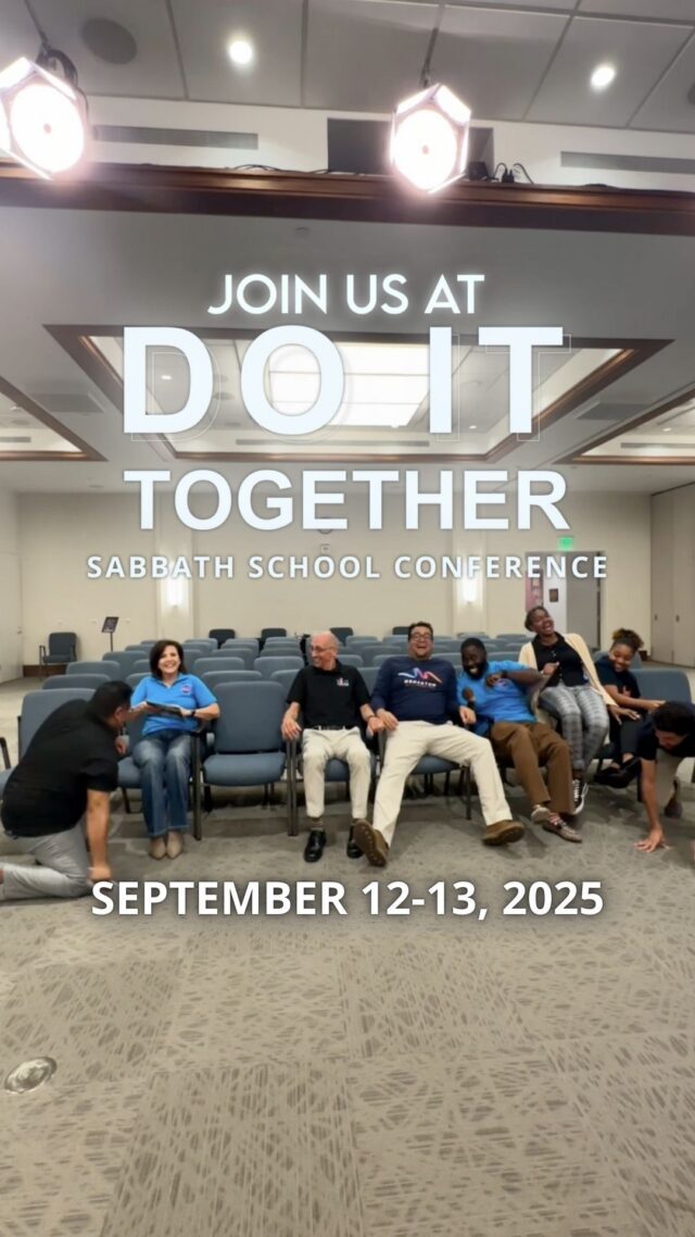 ✨ Bringing back one of our favorite videos to remind you — there’s still time to register for the Do It Together Sabbath School Conference!

📅 September 12–13, 2025
💻 Virtual and FREE
🎯 Designed to help you grow as a Sabbath School teacher and leader

For workshop descriptions and the full schedule, visit OneTeamPlaybook.org. Don’t wait—register today through the link in our bio or at the website.

#DoItTogether #SabbathSchool #NADadventist #EscuelaSabatica